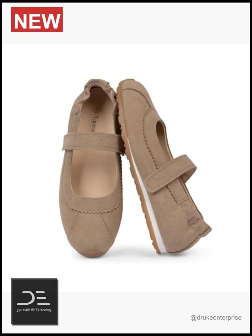 Mary Jane Ballet Sneakers Flats Dressy Shoes Women Comfortable Slip On Casual